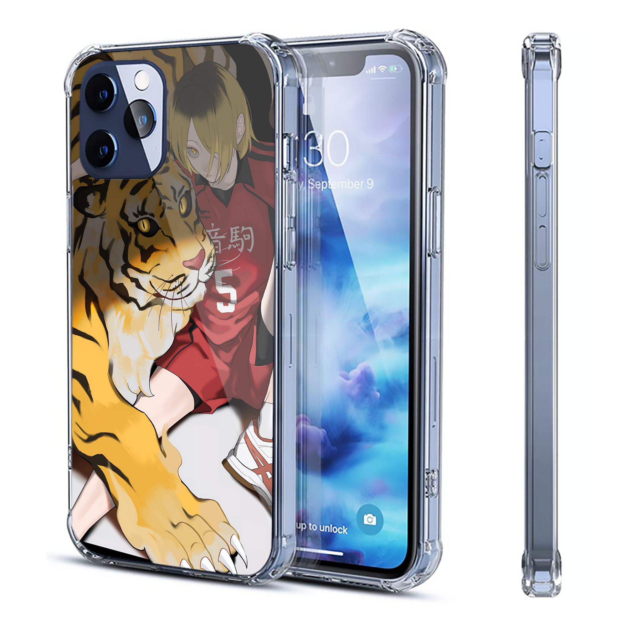 （画像用） ハイキュー!! Haikyu!! 【iPhone 12シリーズ対応】透明スマホケース（クリアソフトケース）